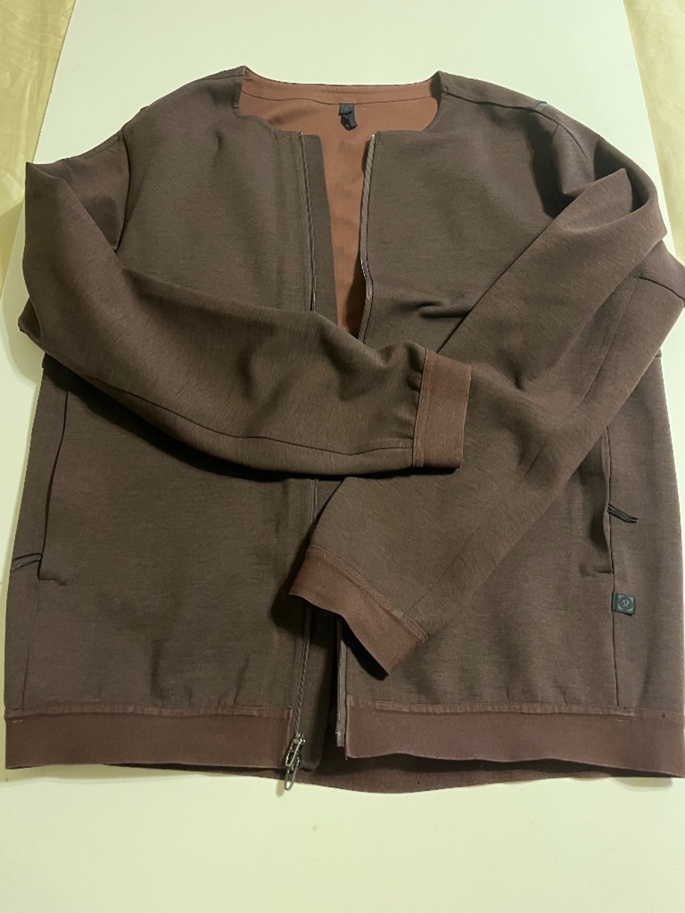 Lululemon x The Lab Maroon Full-Zip Jacket size S